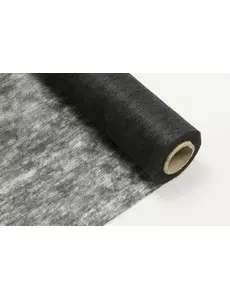 Bieżnik na stół z włókniny czarny 29 cm x 10 m
