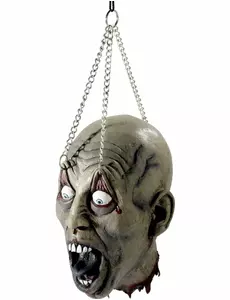 Halloweenowa wisząca dekoracja głowy