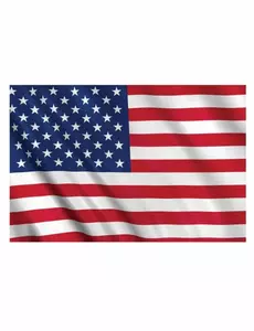 Flaga kibica USA 150 X 90 cm