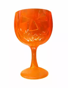 Pomarańczowy Plastikowy Kielich Dyni Halloween