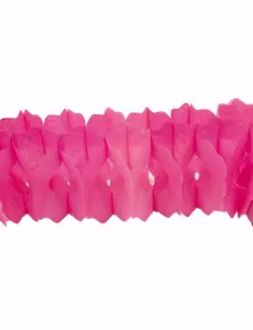 Girlanda papierowa w kolorze fuksji 15cm x 4m