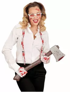Krwawy zestaw akcesoriów na Halloween dla dorosłych