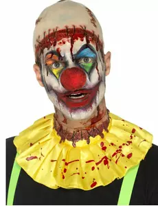 Lateksowy zestaw przerażającego klauna dla dorosłych na Halloween