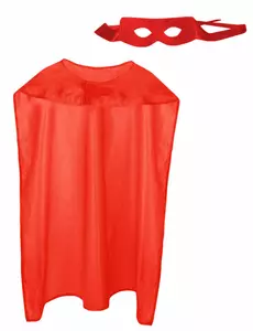 Zestaw czerwonego superbohatera dla dorosłych
