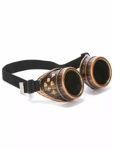 Okulary dla dorosłych steampunkowe miedziane okulary lotnicze