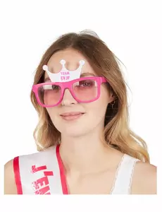 Koronkowe okulary drużynowe na wieczór panieński