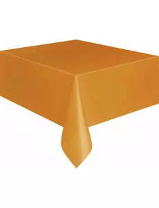 Obrus plastikowy pomarańczowy 137 x 274 cm