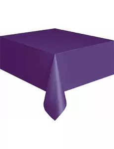 Fioletowy Obrus Prostokątny Plastikowy 137 x 274 cm