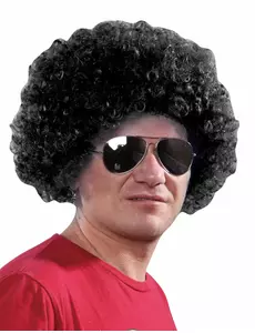 Peruka Afro dla dorosłych standardowa czarna
