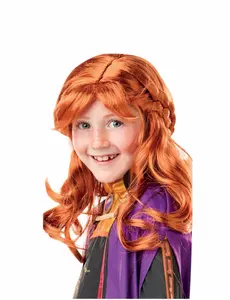 Peruka Anny z Frozen 2 dla dziewczynki