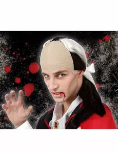 Męska peruka halloweenowa – linia włosów wampira