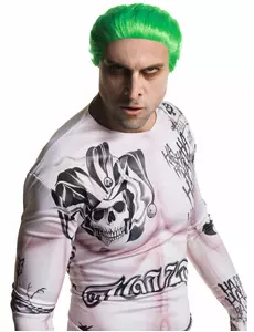 Męska peruka Jokera Suicide Squad