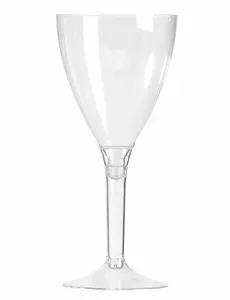 10 kieliszków do wina na nóżce kryształowej, 160 ml