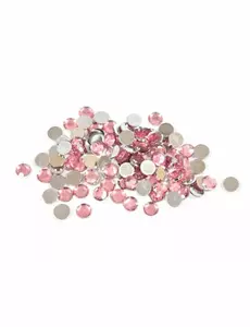 100 małe okrągłe różowe złoto na stół konfetti 0.6cm 10g