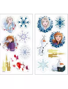 12 małych krążków z cukrem Frozen™ 3,4 cm