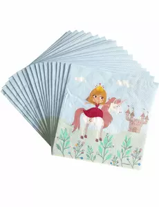 20 papierowych serwetek Księżniczka 33 x 33 cm