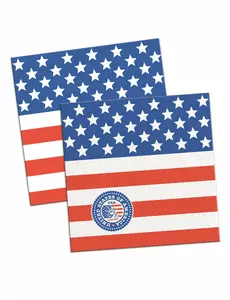 20 małych serwetek papierowych USA