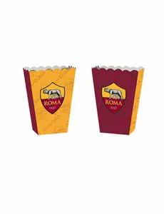 4 kartonowe pudełka na popcorn Roma 13,5 x 8,5 x 19 cm