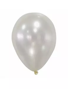 50 balonów metalicznych z kości słoniowej 30 cm