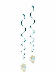 2 wiszące ozdoby Mermaid Lagoon 85 cm