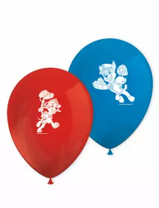 8 gotowych do akcji czerwonych i niebieskich balonów lateksowych Paw Patrol™