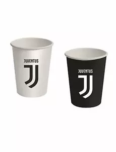 8 papierowych kubków Juventus™ 250ml