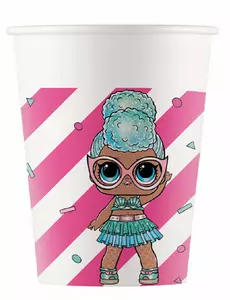 8 papierowych kubków LOL™ 200ml