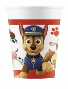 8 Papierowych Kubków Psi Patrol Gotowych do Działania™ 200ml