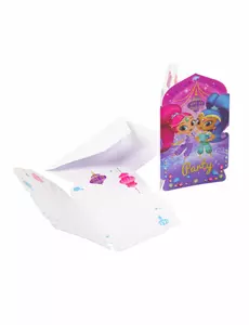 8 zaproszeń i kopert Shimmer and Shine™