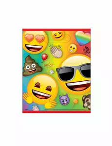 8 plastikowych toreb na prezenty Emoji Rainbow™