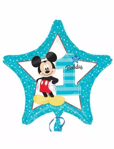 Balon foliowy Mickey™ na pierwsze urodziny 43cm