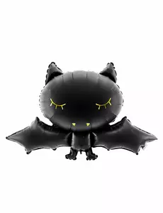 Balon foliowy czarny nietoperz 80 x 52 cm