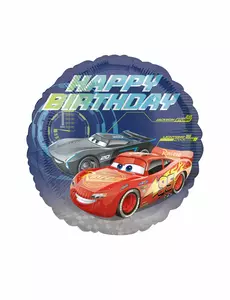 Balon foliowy Happy Birthday Cars 3™ 43cm