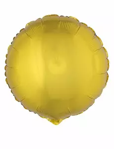 Balon foliowy okrągły złoty 45 cm