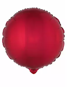 Balon foliowy okrągły czerwony 45 cm