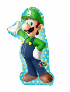 Foliowy balon Luigi Super Mario Bros 50 x 96 cm
