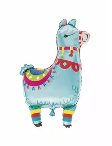 Balon foliowy Giant Blue Lama 90cm