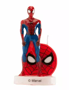 Świeczka urodzinowa Spiderman 3D 6 cm