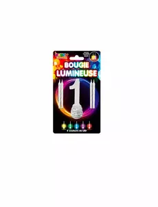 Numer 1 Świece z oświetleniem LED