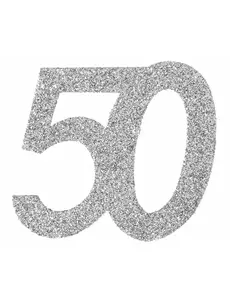 6 Konfetti 50-lecia 5 x 5 cm