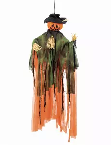 1m Dynia Halloweenowa Wisząca Dekoracja Strach na Wróble