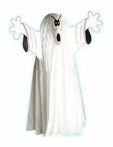 Dekoracja Duch Świecąca w Ciemności 55cm Halloween