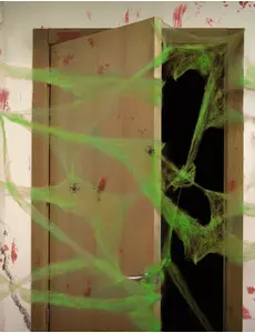 Zielona Pajęczyna z Pająkami 20g Halloween
