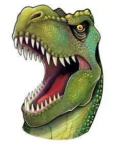 Dekoracja ścienna głowa dinozaura 86cm