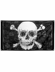 Flaga Piratów Jolly Roger 90 x 150 cm