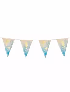 Plastikowa girlanda 10 flag laguny syreny 30 x 20 cm