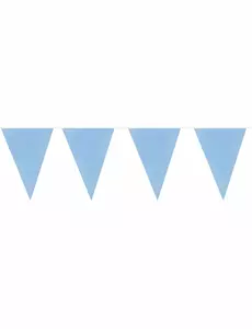 Girlanda 20 błękitnych flag 10 m