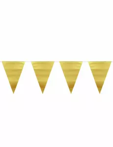 Proporczyk metaliczny złoty 6 m