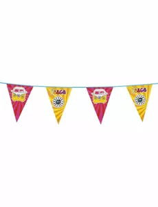 Girlanda z chorągiewek Hippie Flower Power 6 m