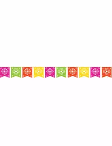 Wielokolorowa girlanda Fiesta 10" x 9'
